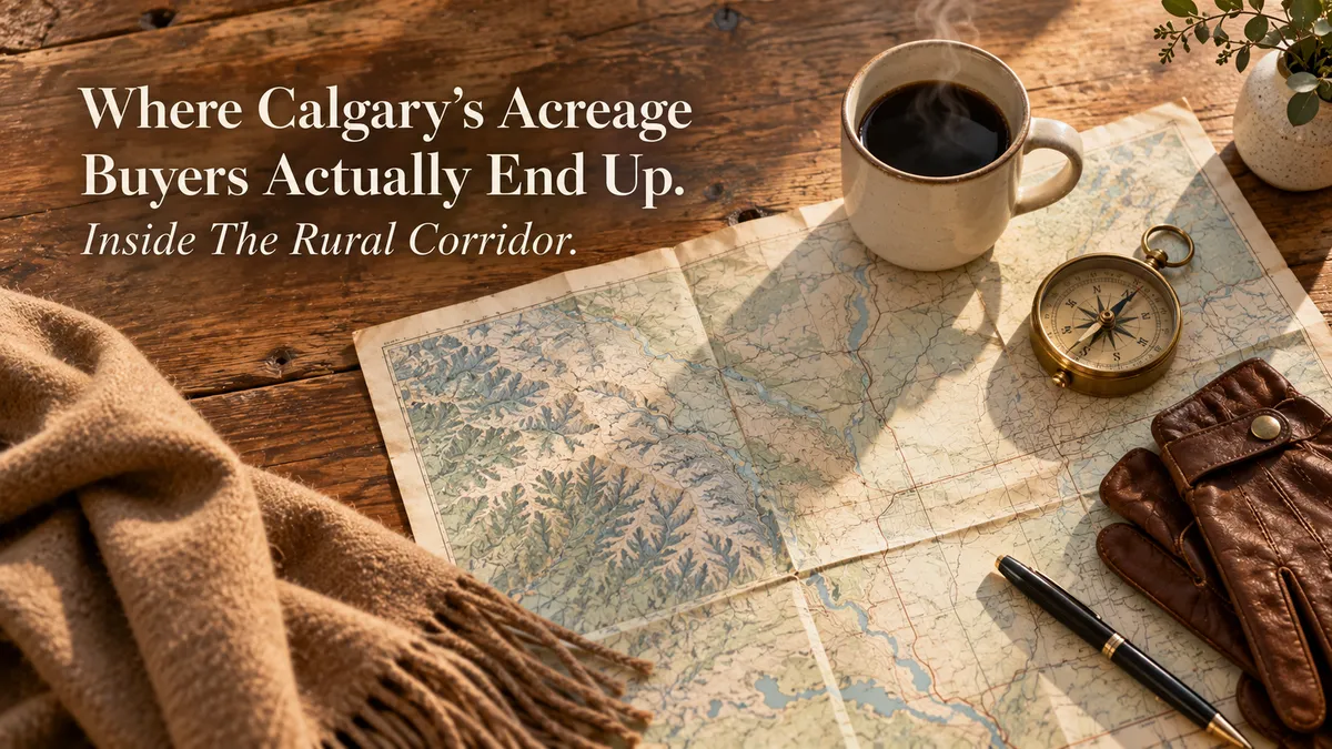 Where Calgary's Acreage Buyers Actually End Up. Inside the Rural Corridor