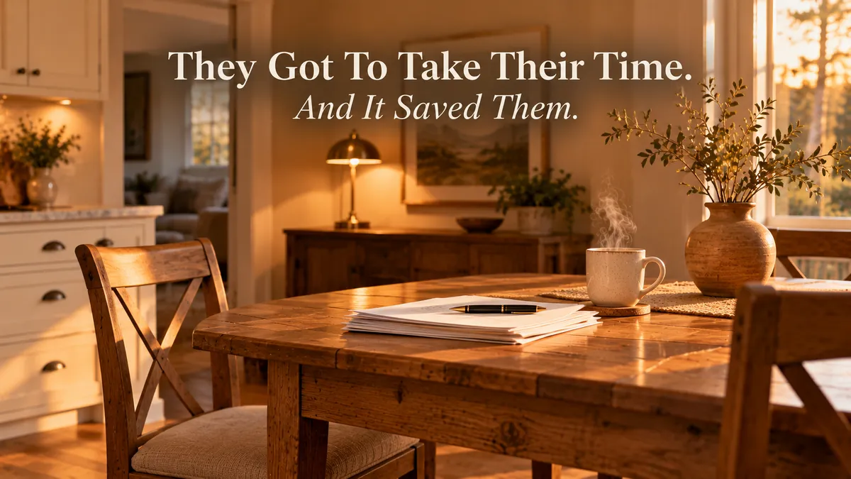 They Got to Take Their Time, and It Saved Them. A Balanced-Market Buying Story