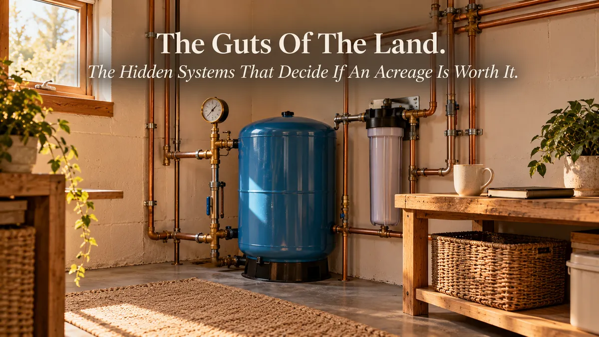 The Guts of the Land. The Hidden Systems That Decide If an Acreage Is Worth It