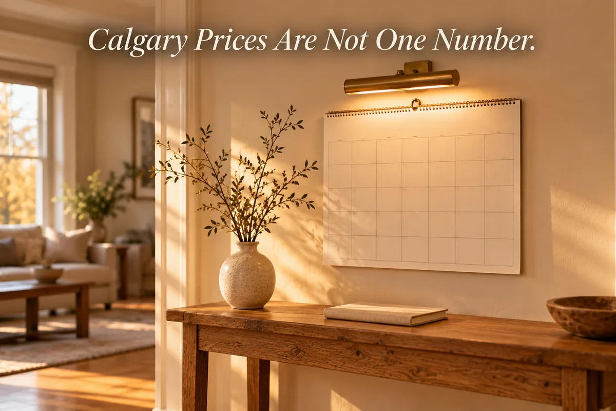 Calgary Prices Are Not One Number. September Districts
