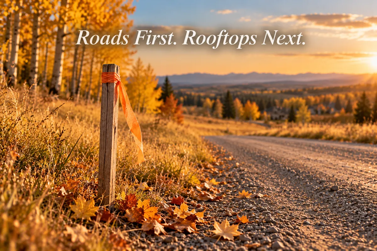 New Roads Come Before New Rooftops in Calgary