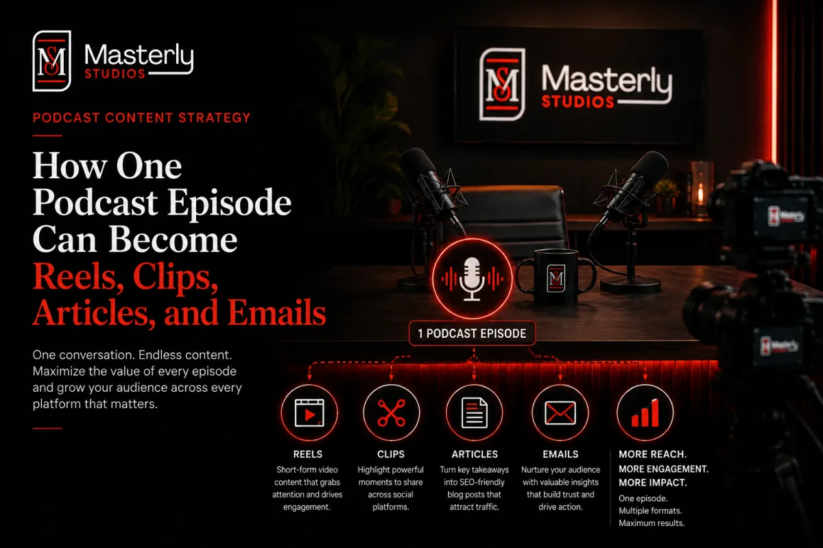 How One Podcast Episode Can Become Reels, Clips, Articles, and Emails