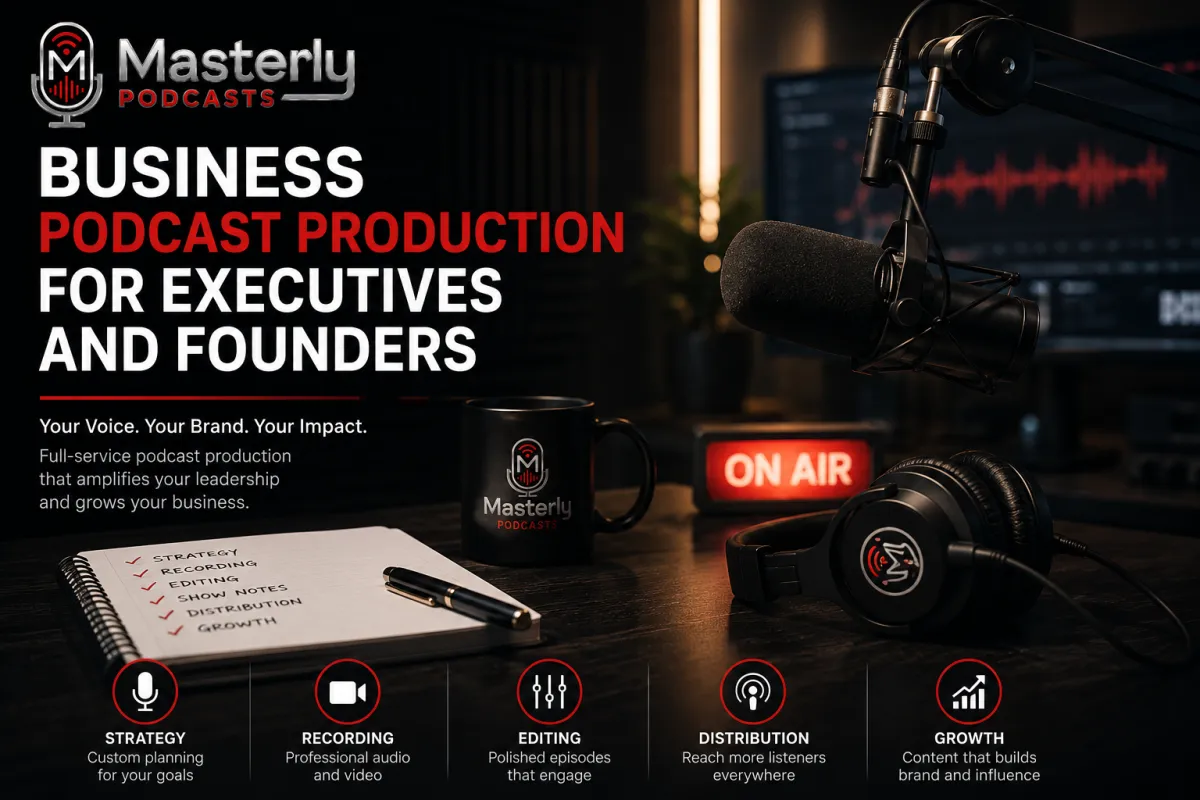 Business Podcast Production for Executives and Founders