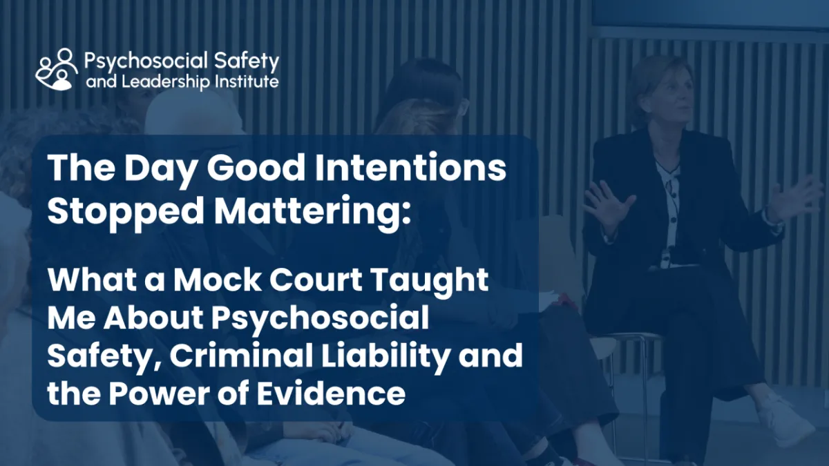 The Day Good Intentions Stopped Mattering
