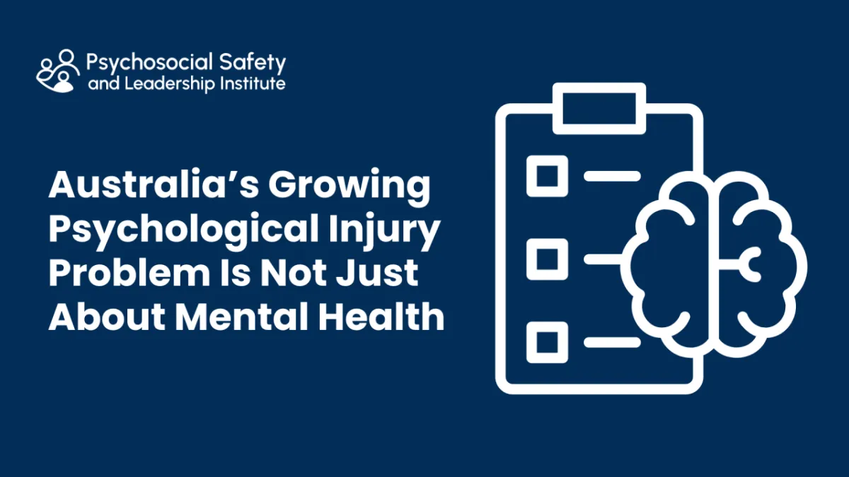 What psychosocial risk data may be telling us about the changing nature of work