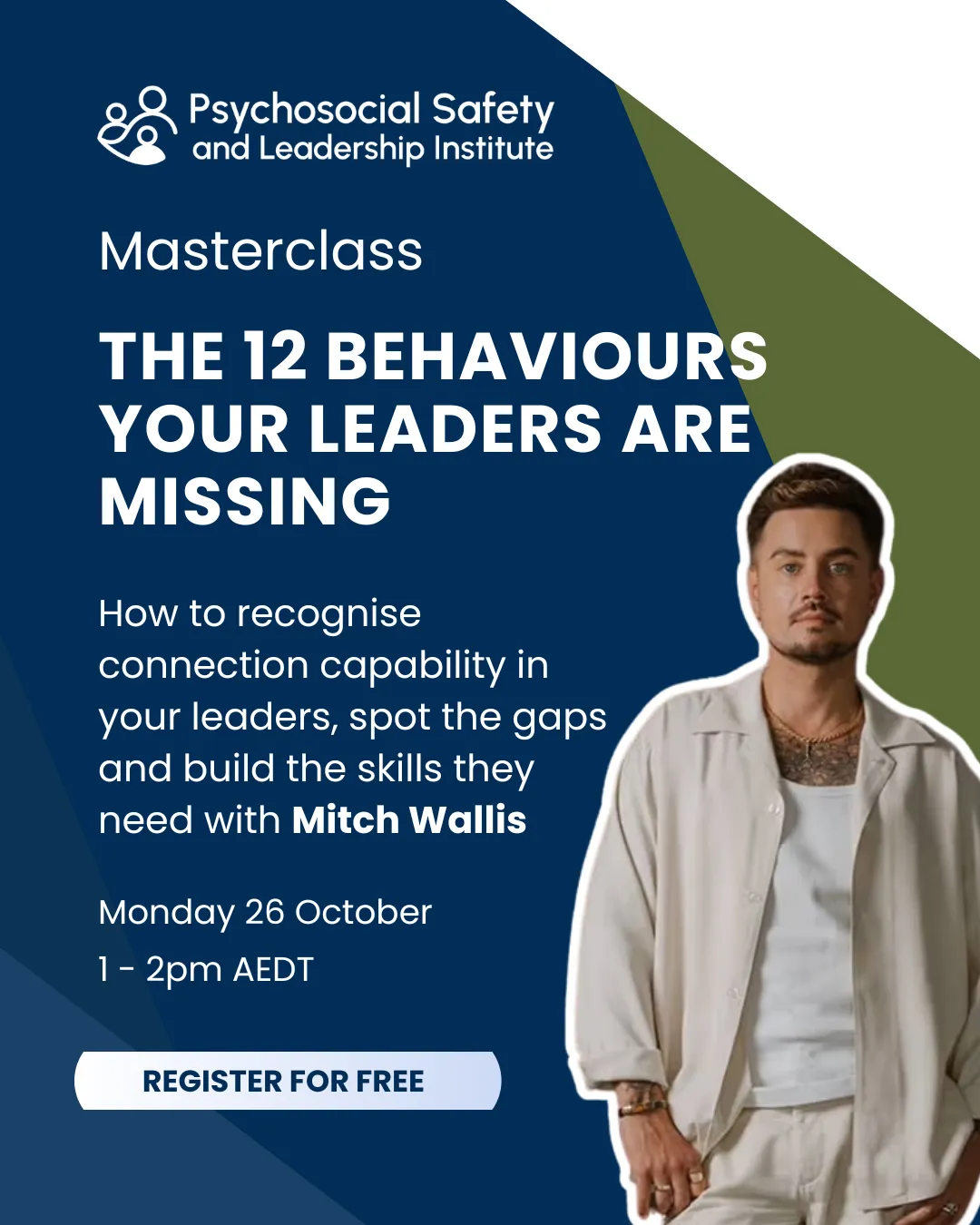 Mitch Wallis Masterclass