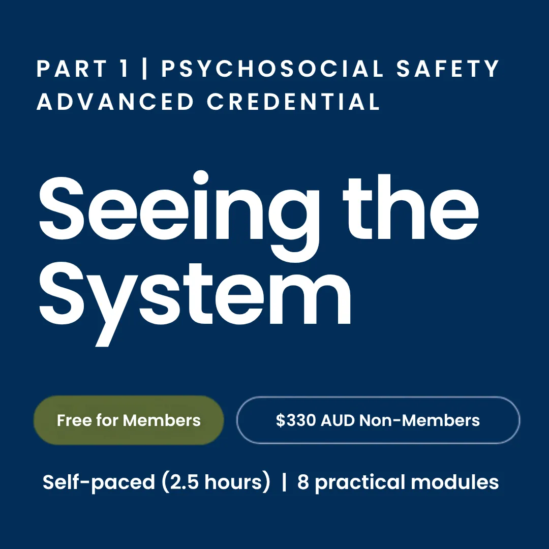 Seeing the system