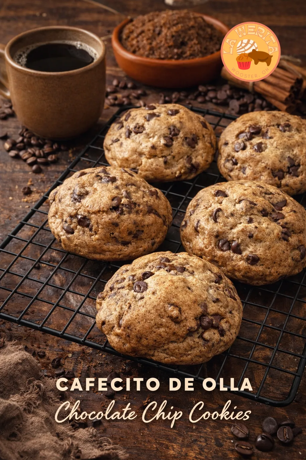 Assorted artisanal pan dulce and cookies from La Werita on a cozy kitchen table