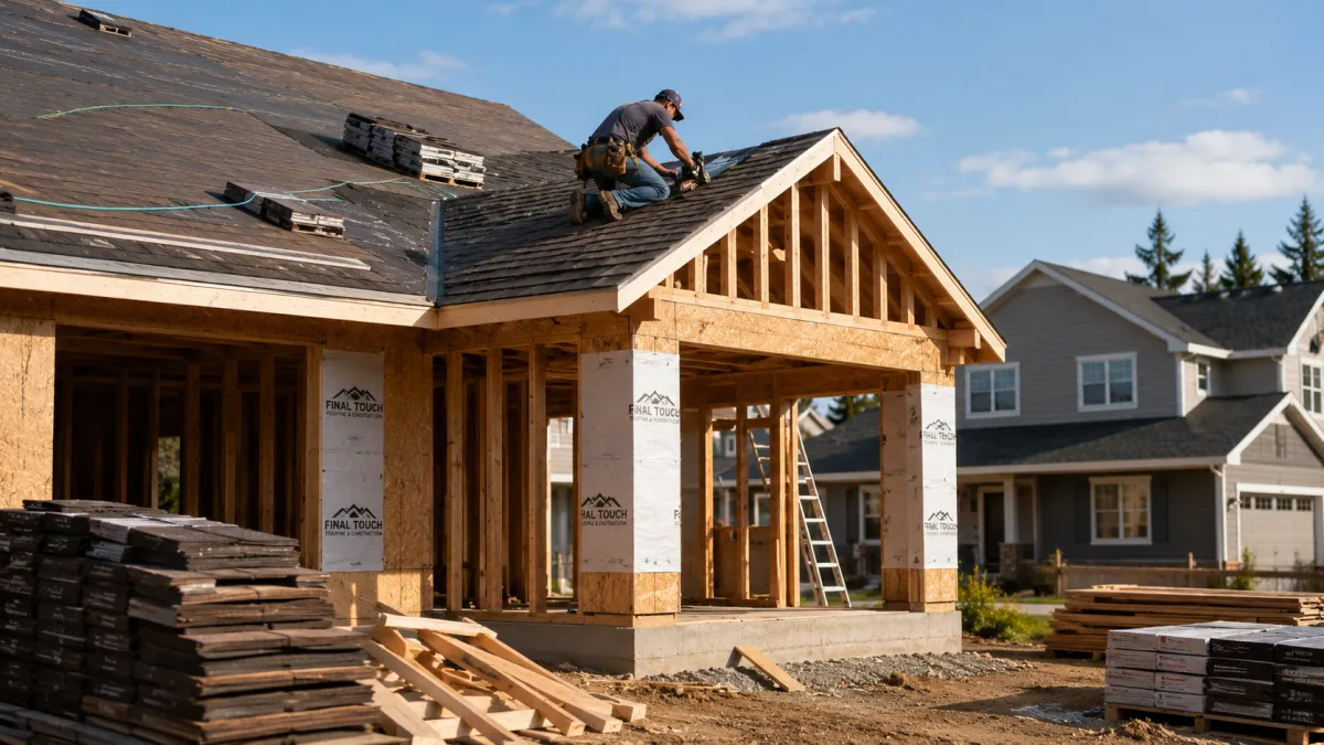 New Construction Roofing Contractor Icon