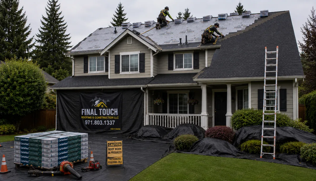 Professional Installation roof replacement Northwest Oregon
