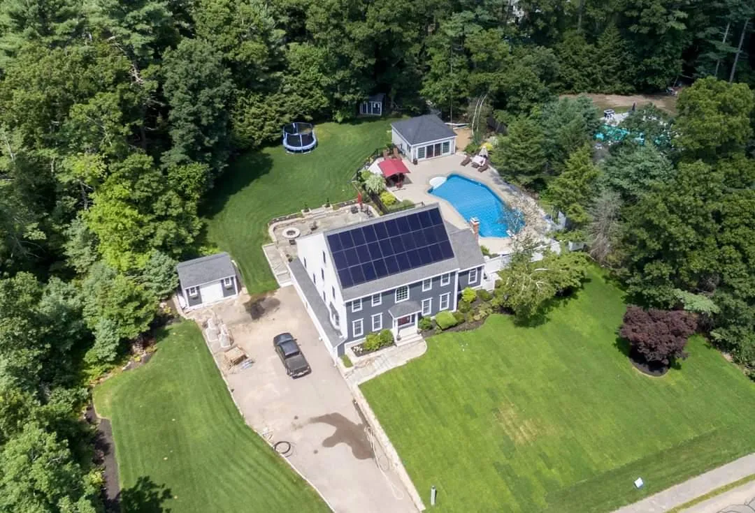 Solar Panels Installed on South Shore Home