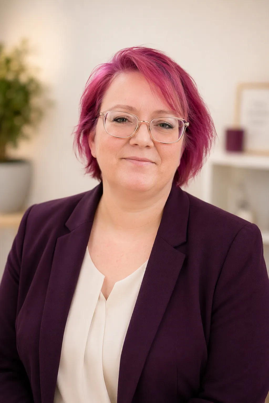 Nicola Reynolds - Founder of Pixie Box in a warm lifestyle setting