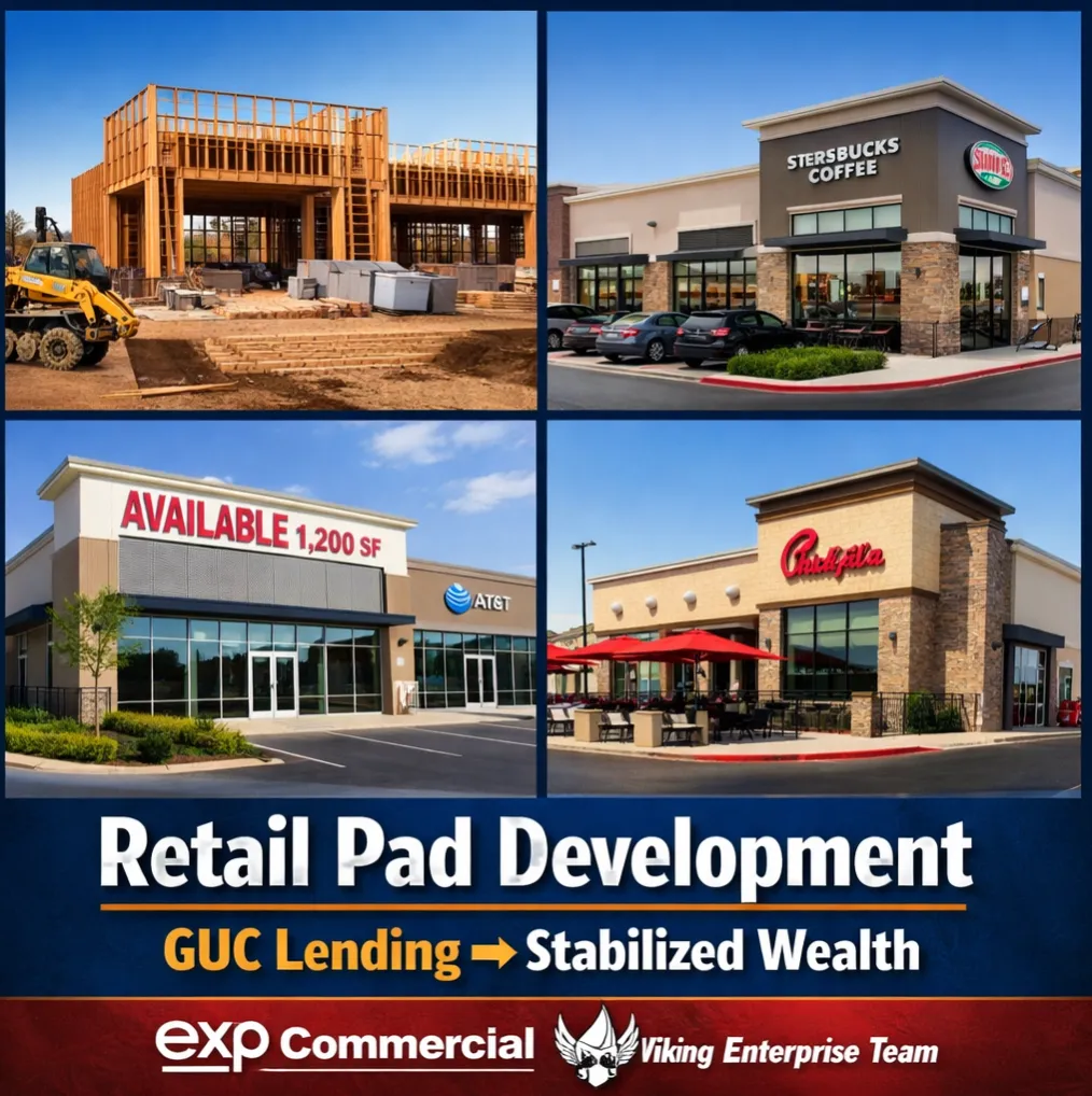 🏗️ Retail Pad Development in Master-Planned Communities: GUC Lending to Stabilized Multi-Tenant Value 💼📈