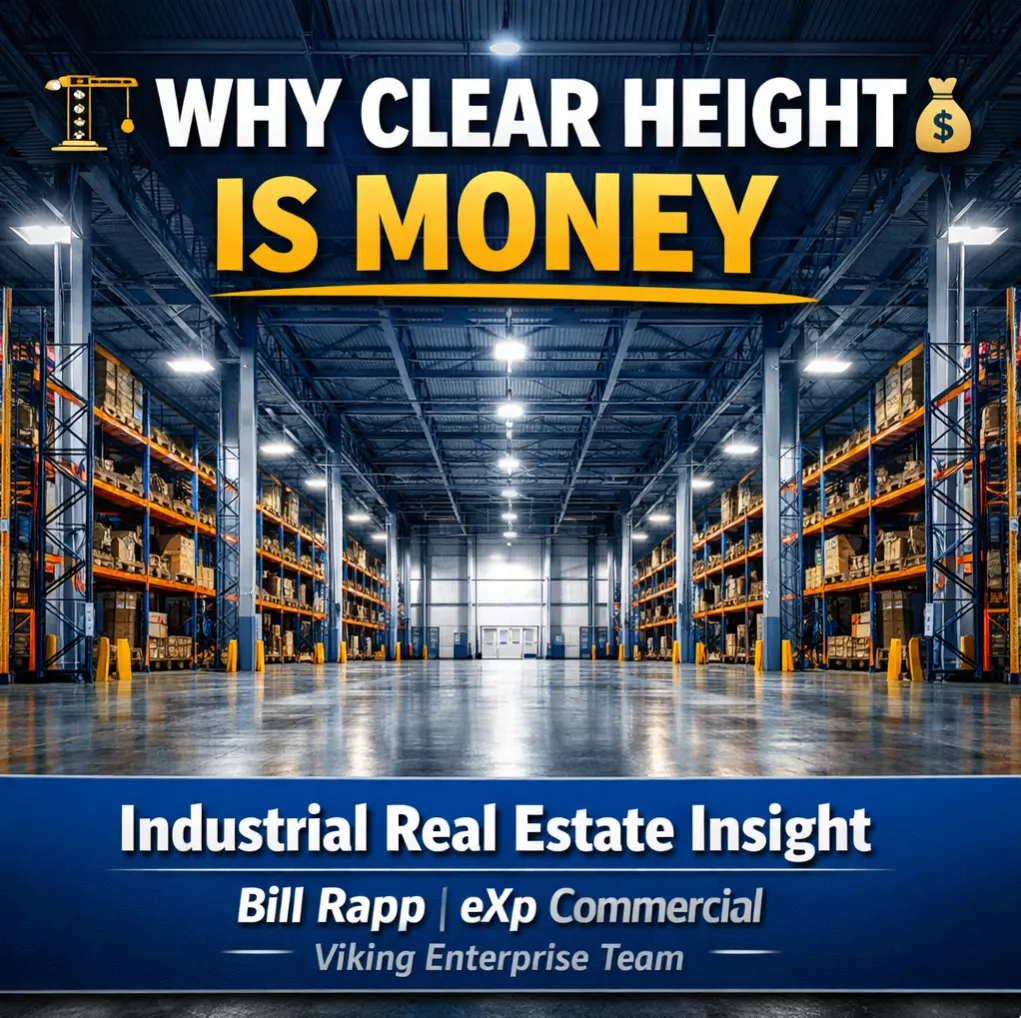 🏗️📈 Why Clear Height Is Money in Industrial Real Estate 💰🏭