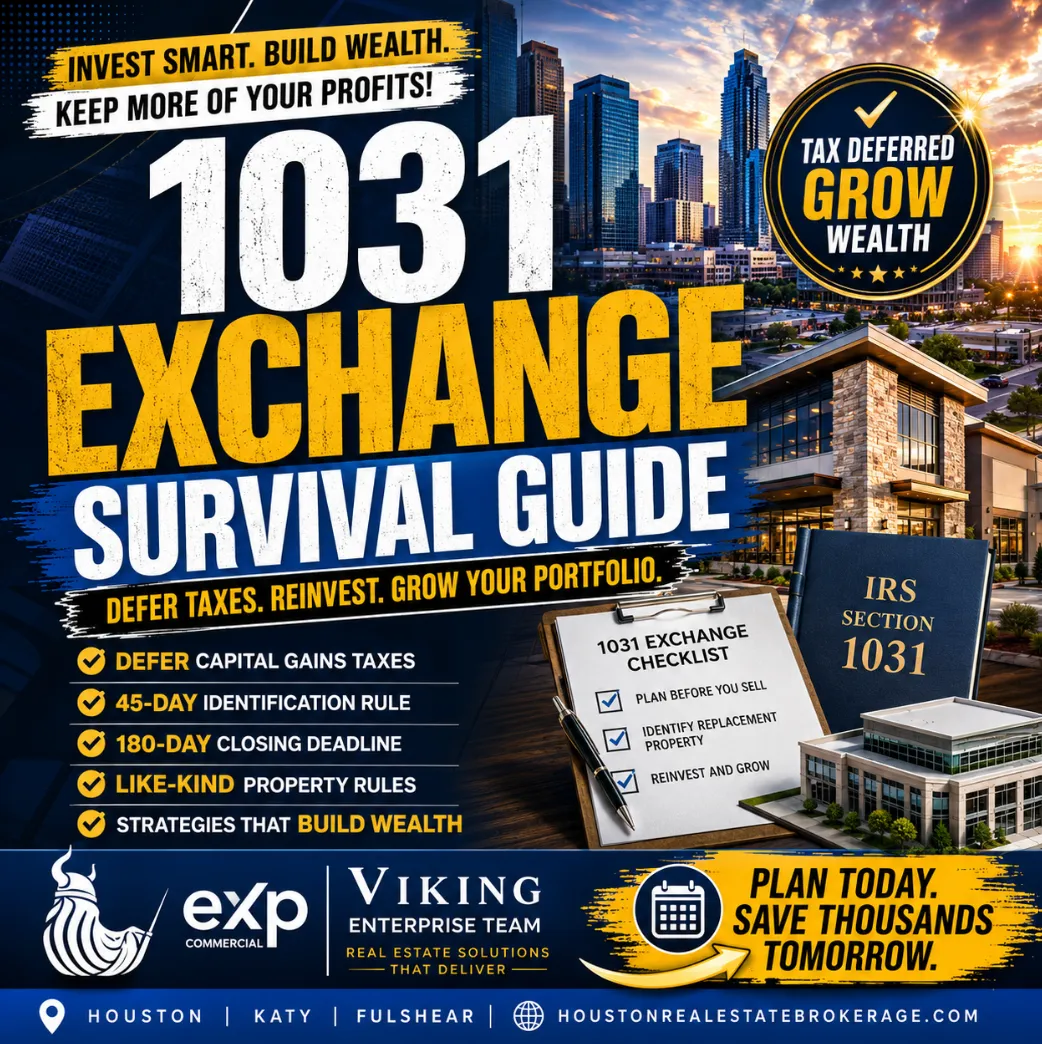 🏢 1031 Exchange Survival Guide: How Smart Investors Defer Taxes & Build Wealth in Commercial Real Estate 💰