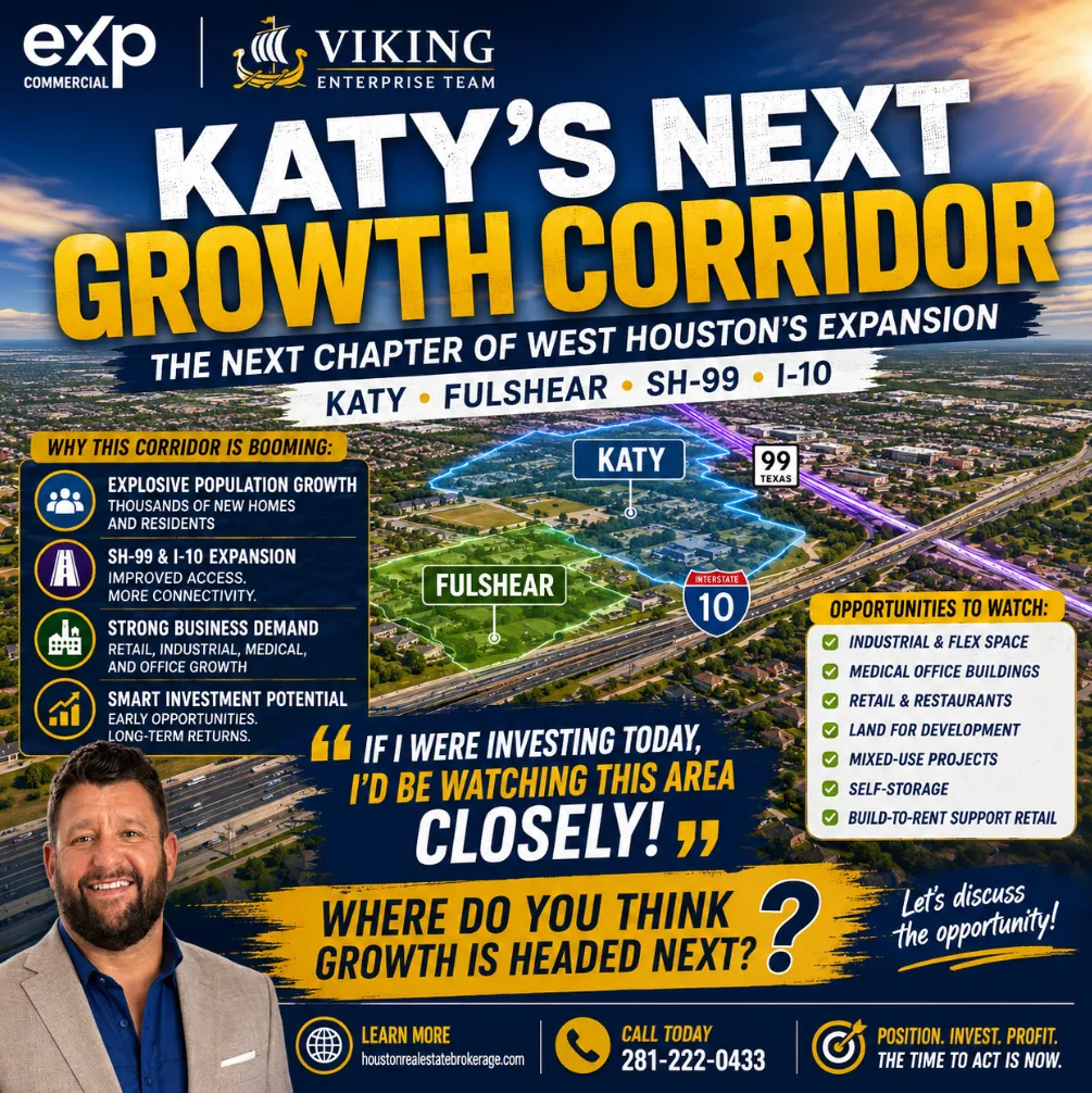 📈 Why Katy, Fulshear, SH-99 & I-10 Are Houston's Next Commercial Real Estate Hotspot 🏗️