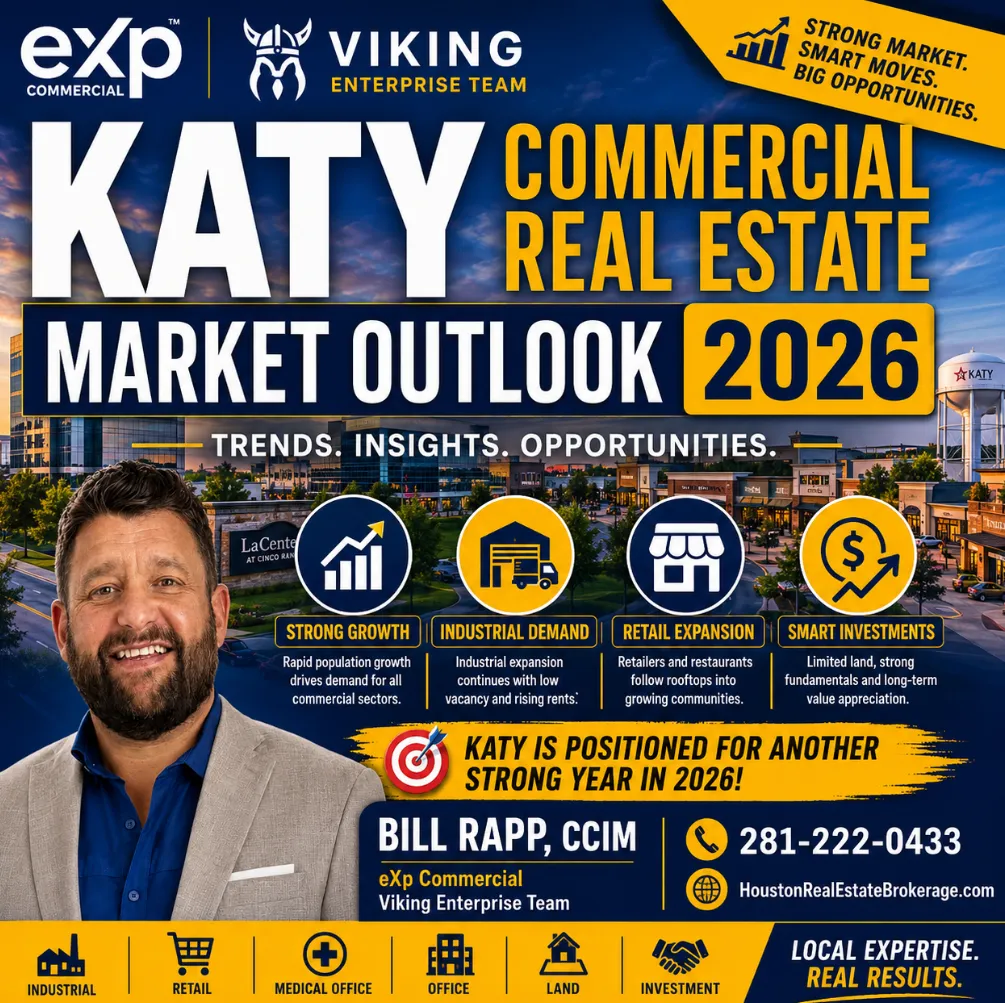 🏢 Katy Commercial Real Estate Forecast 2026: Opportunities for Investors & Business Owners 🔑