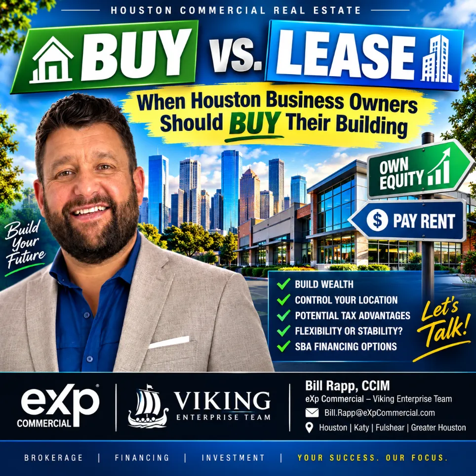 ๐ฐ Stop Paying Rent? How Houston Business Owners Can Decide When Itโs Time to Own Commercial Real Estate ๐ข