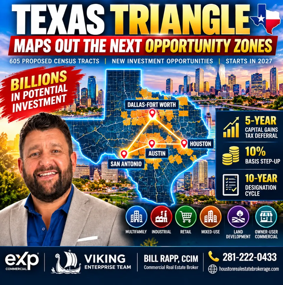 🚀 605 New Texas Opportunity Zone Nominations: Mapping the Next Commercial Real Estate Hotspots 🏗️