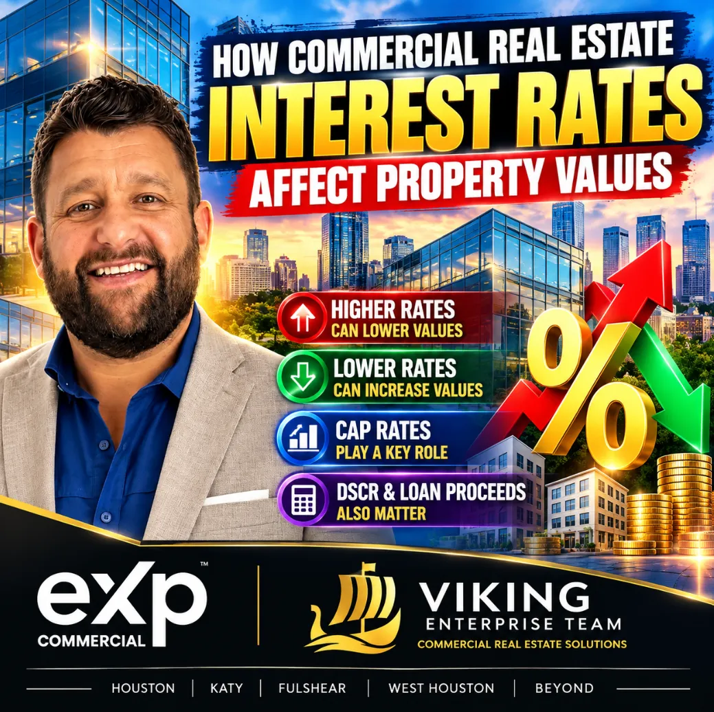 💰 Interest Rates vs. Commercial Property Values: Why Higher Rates Can Push CRE Prices Down 🏙️