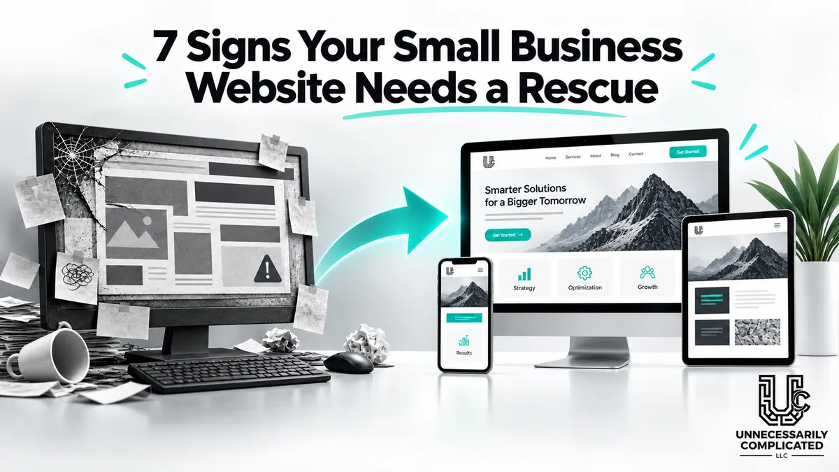 7 Signs Your Small Business Website Needs a Rescue