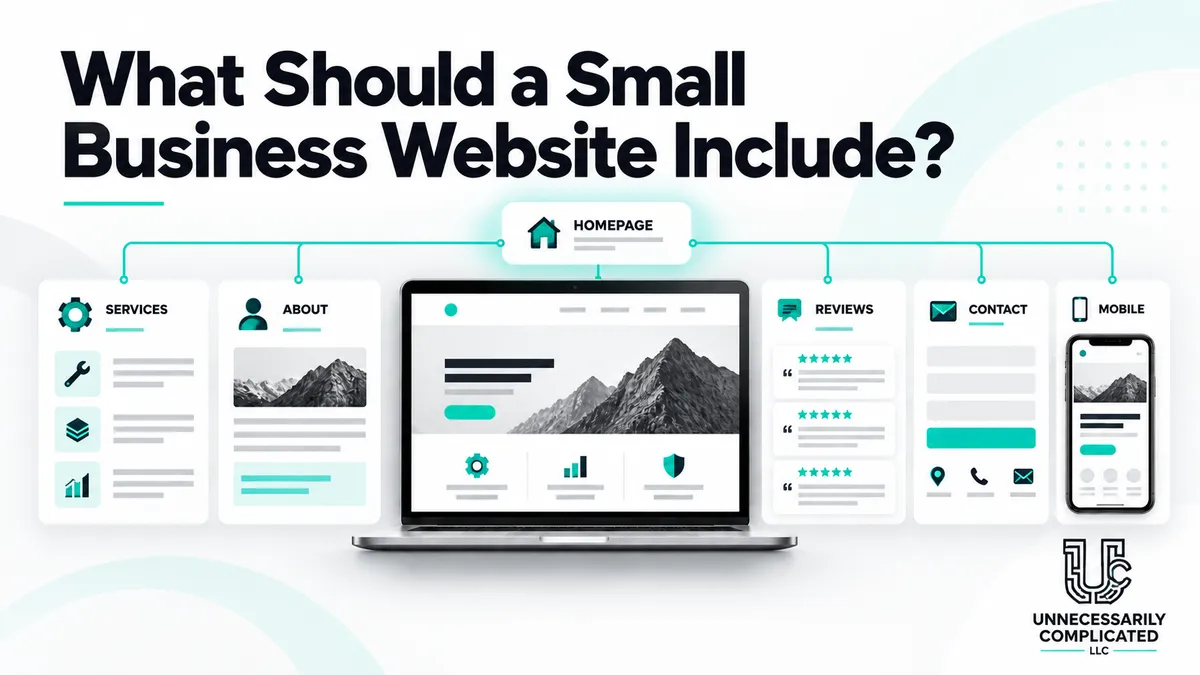 What Should a Small Business Website Include?