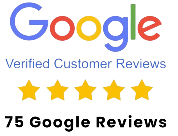 75 five star google reviews