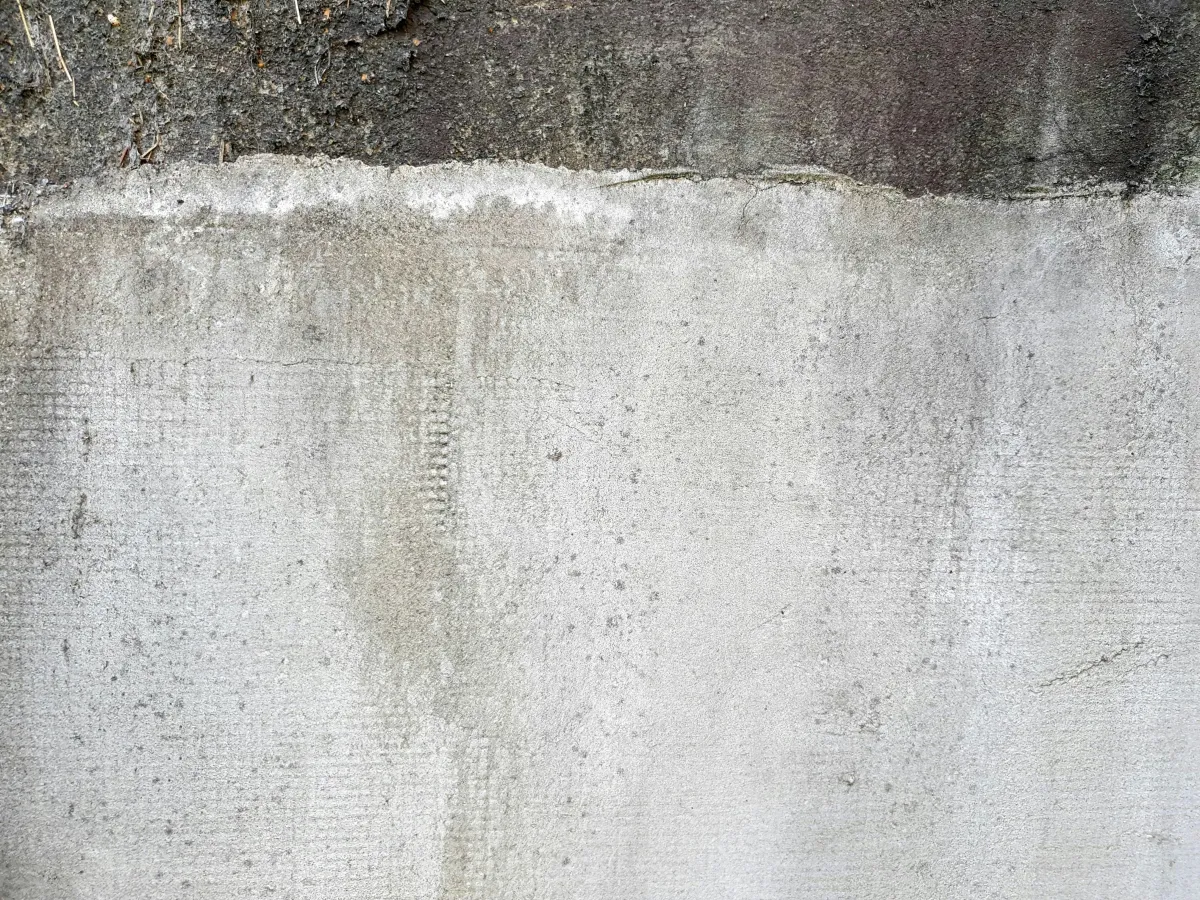 Close-up of finished stucco plaster wall texture