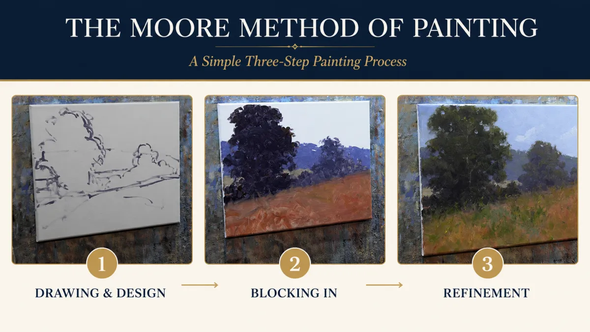 The Moore Method - 3 Step Painting Process