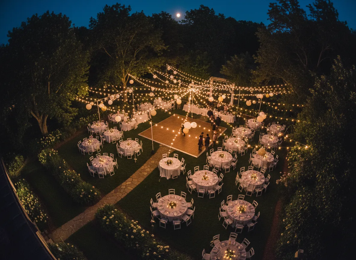 high angle view photography of field