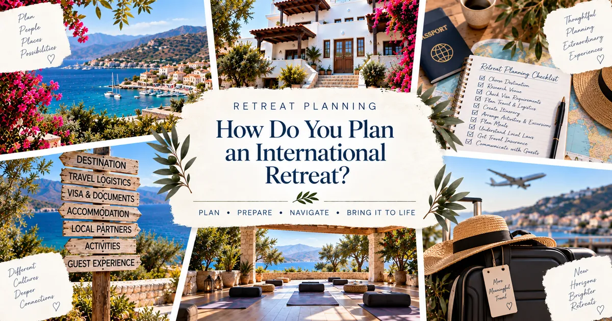 How Do You Plan an International Retreat?