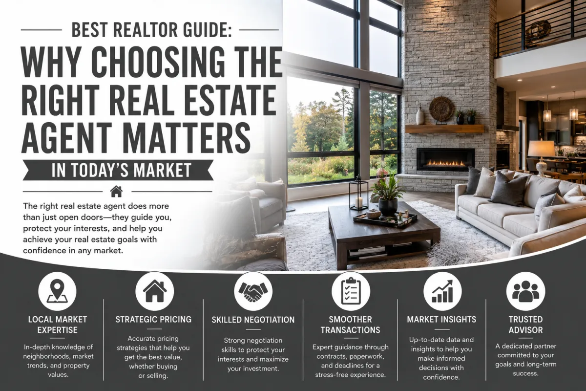 Best Realtor Guide: Why Choosing the Right Real Estate Agent Matters in Today’s Market