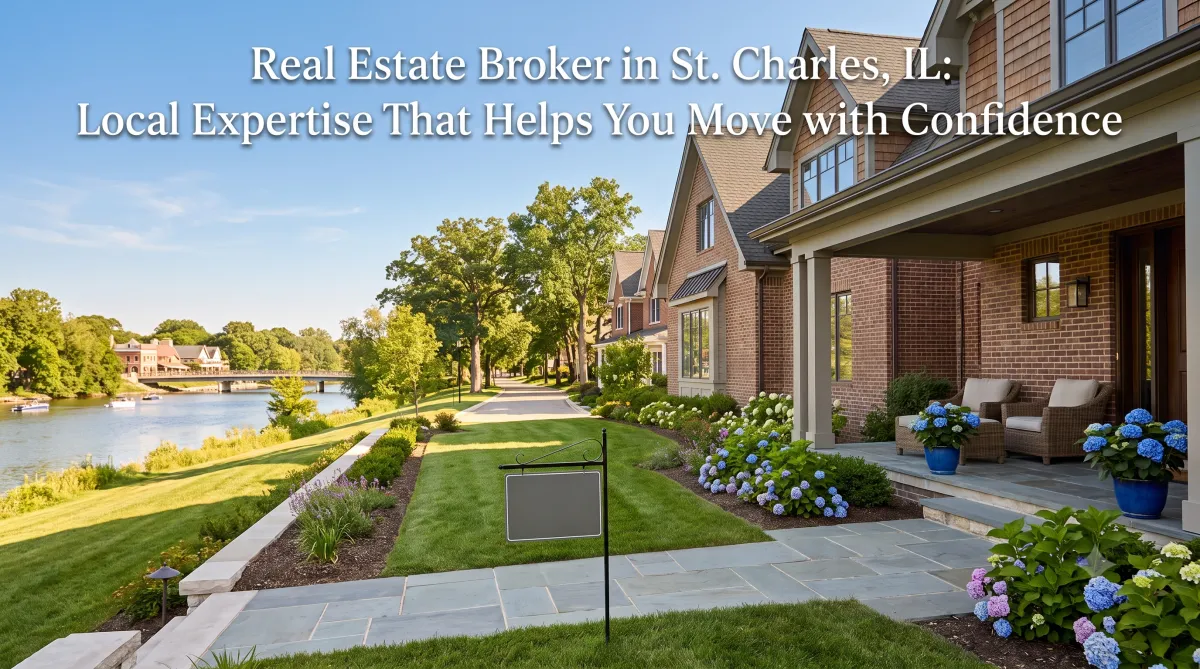 Real Estate Broker in St. Charles, IL: Local Expertise That Helps You Move with Confidence