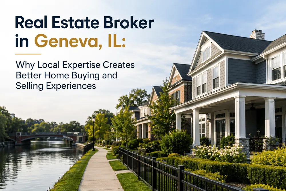 Real Estate Broker in Geneva IL helping buyers and sellers with local market expertise