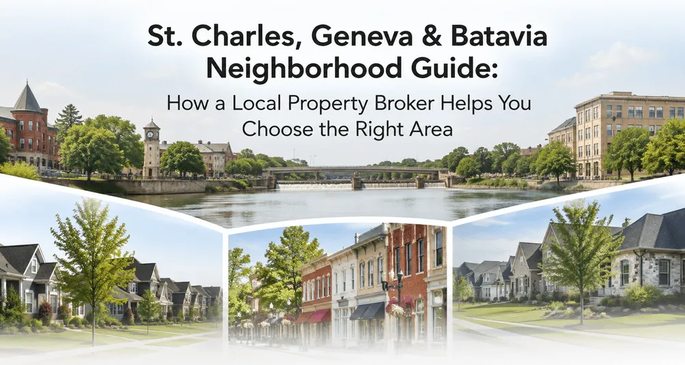 St. Charles Geneva and Batavia neighborhood guide with a local property broker