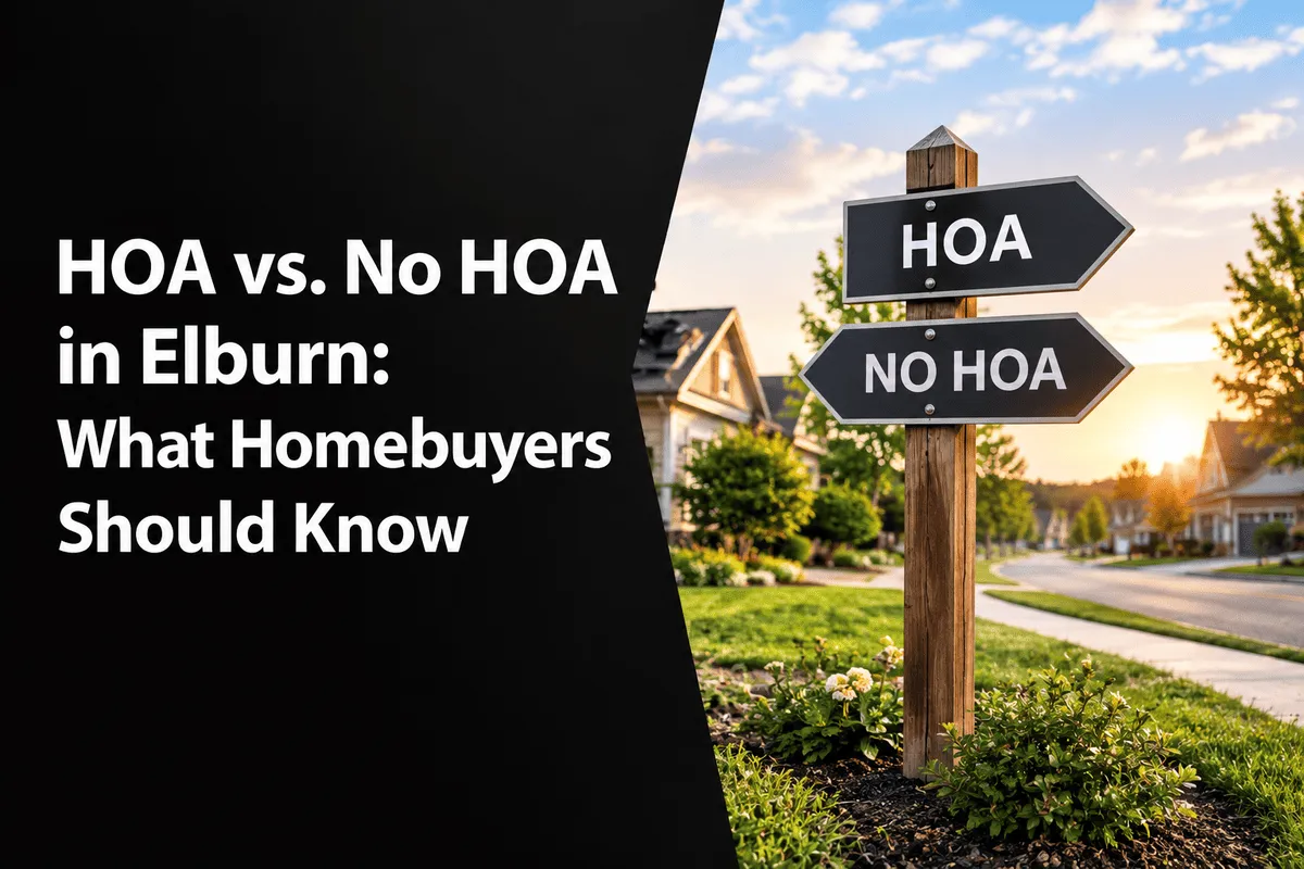 HOA and non-HOA homes in Elburn, Illinois
