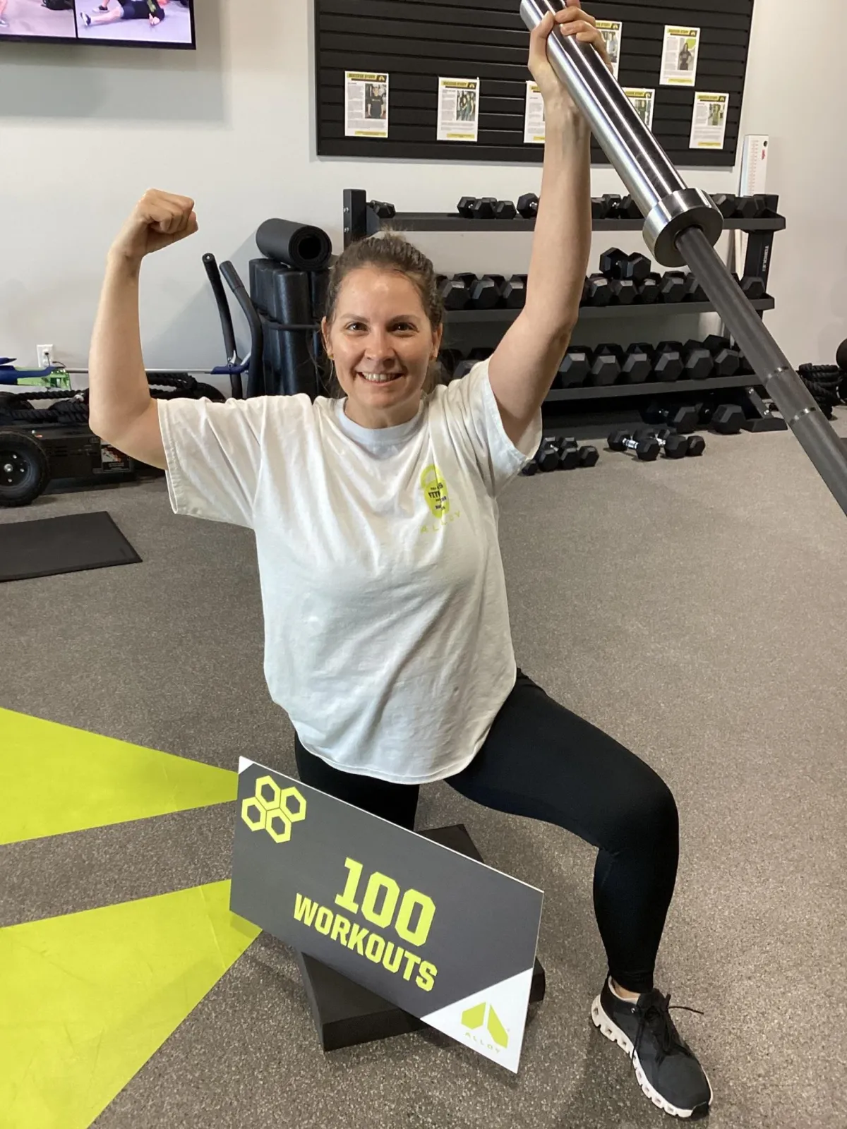 White American Women in her 40's After 100 Workouts at Alloy Personal Training East Pasadena