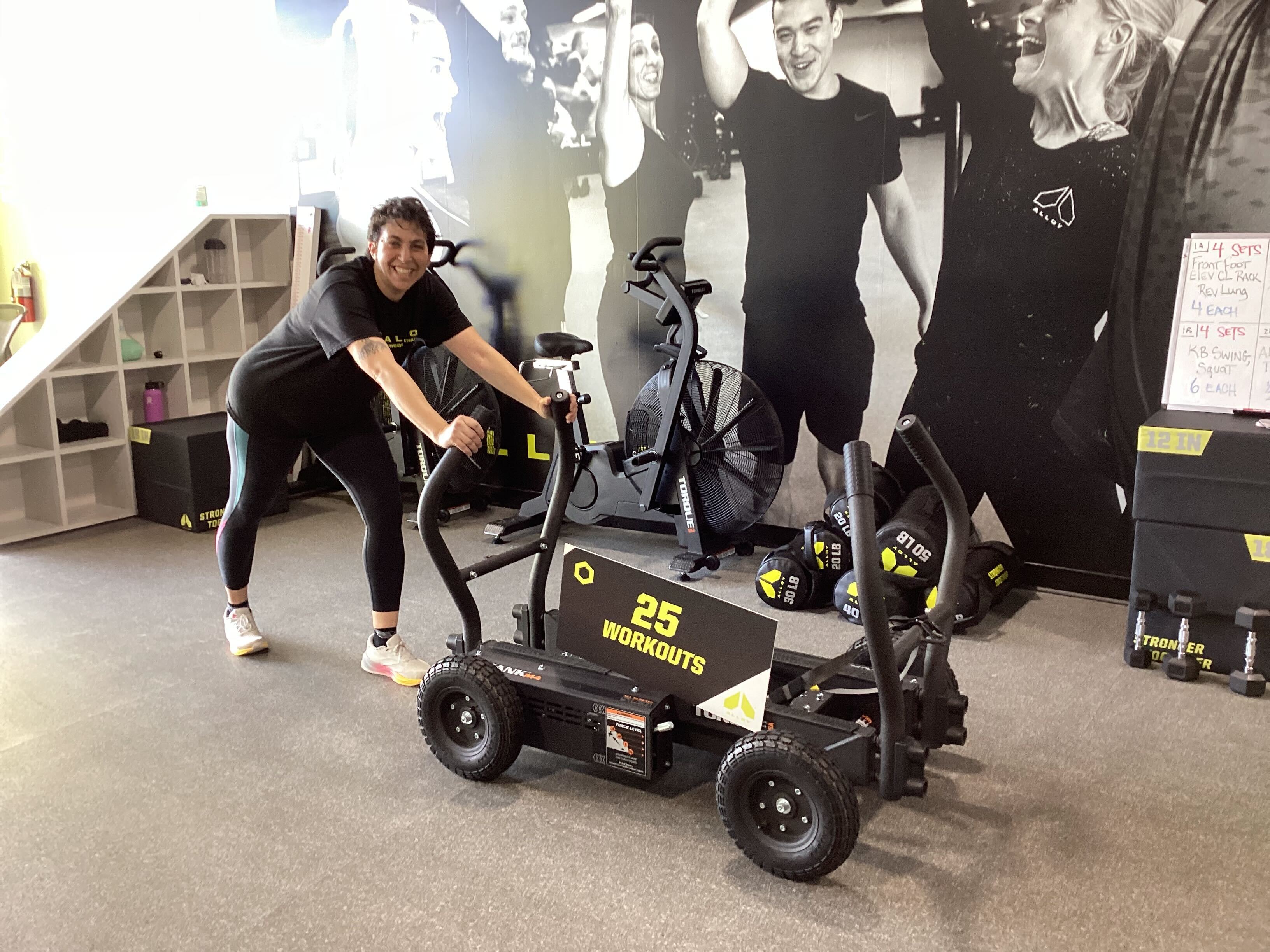 White American Women in her late 40's After 25 Workouts at Alloy Personal Training East Pasadena