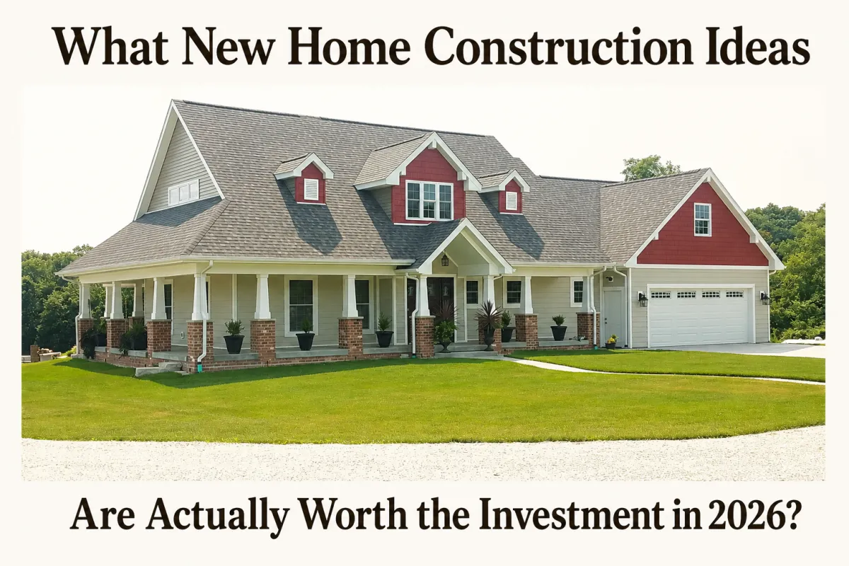 New Home Construction Ideas That Are Worth the Money in 2026