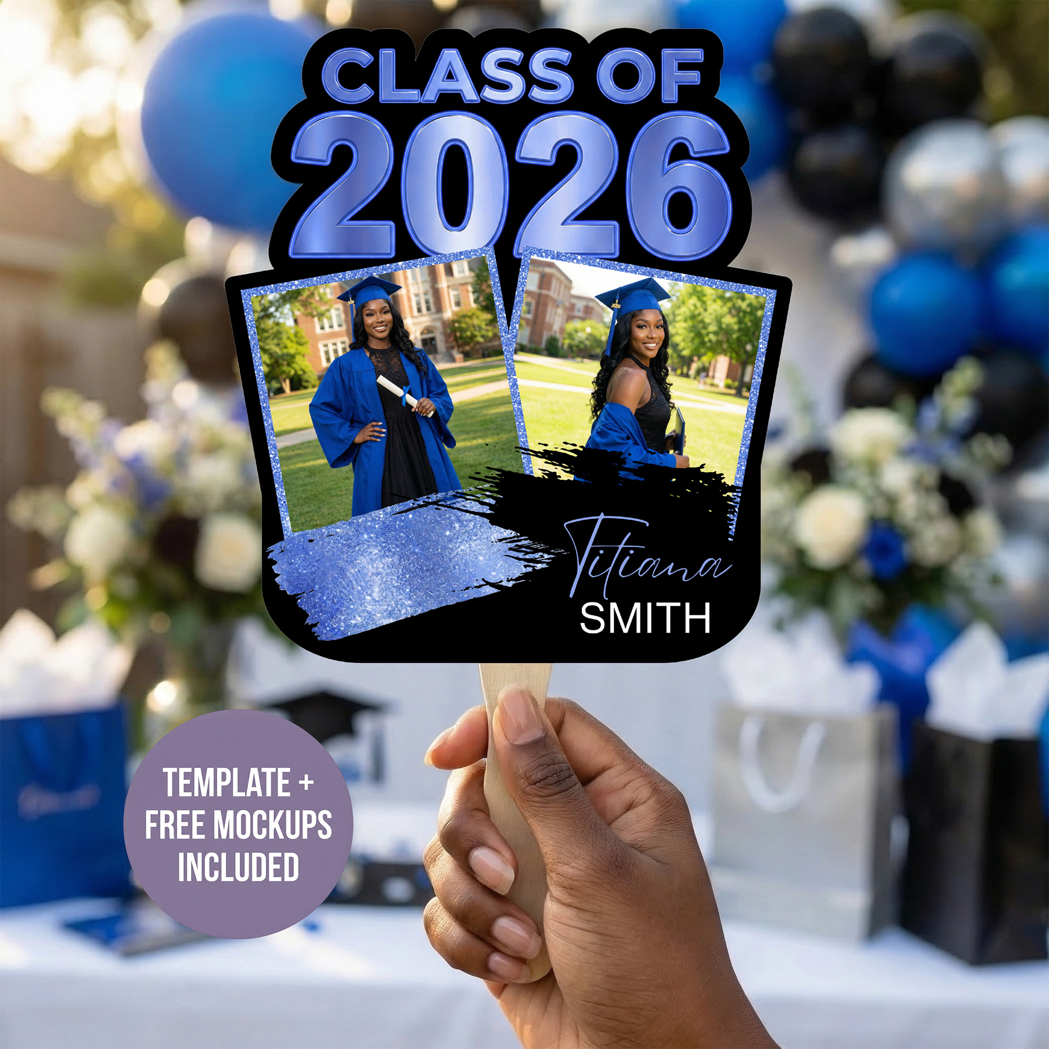 GRADUATION FAN TEMPLATES