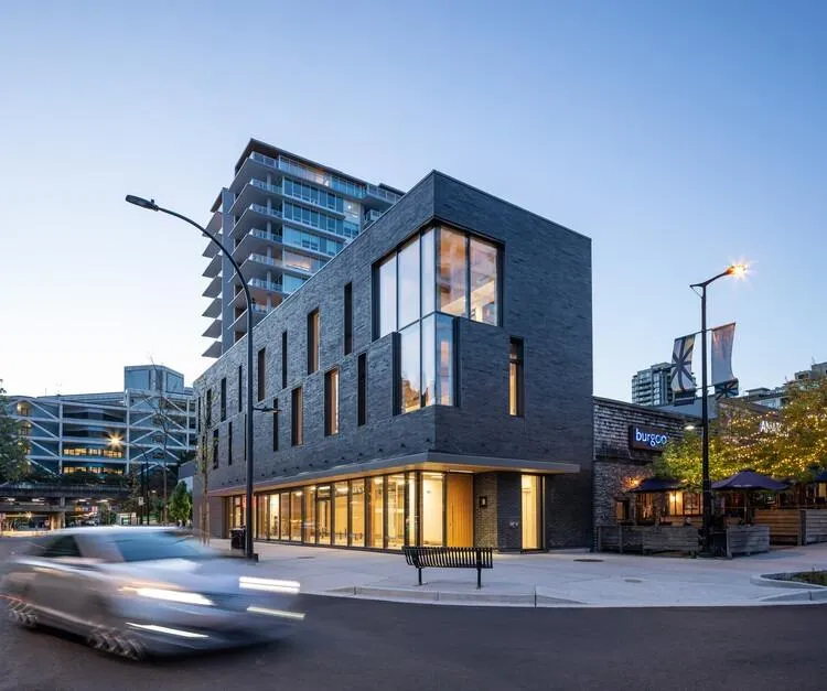 Modern commercial architecture project by ATEX Services with office and retail building design in Texas and Colorado