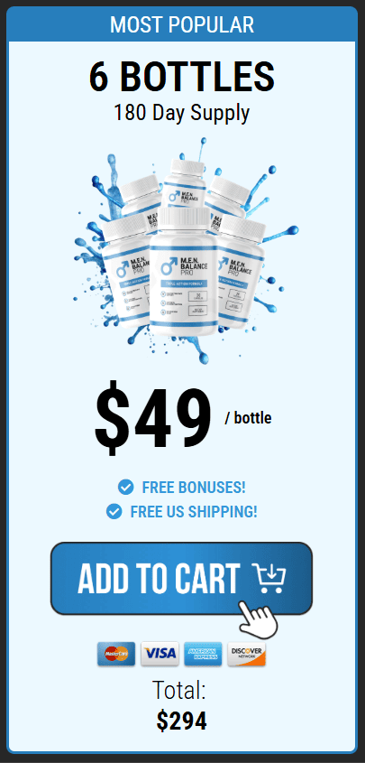 Men Balance pro offer