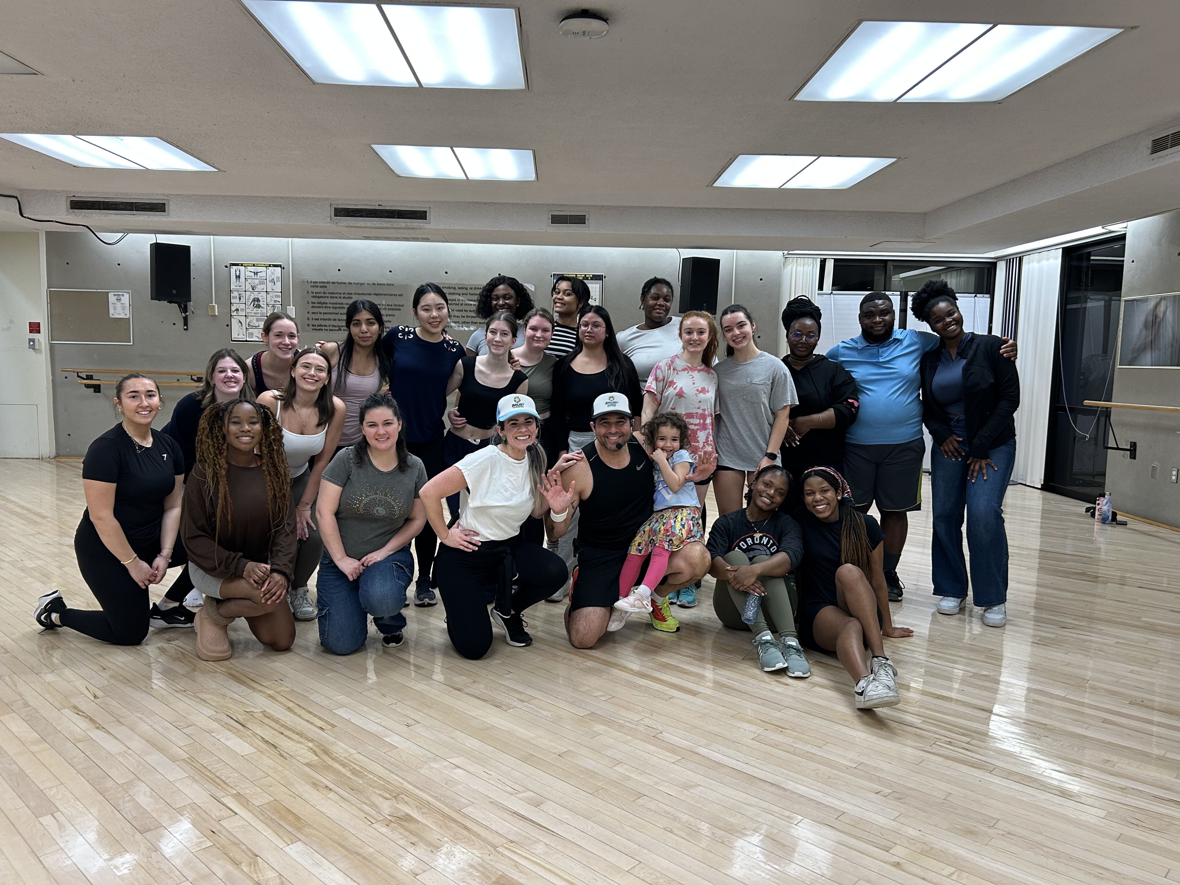 Brazilian dance fitness class - Ottawa University students - University of Ottawa