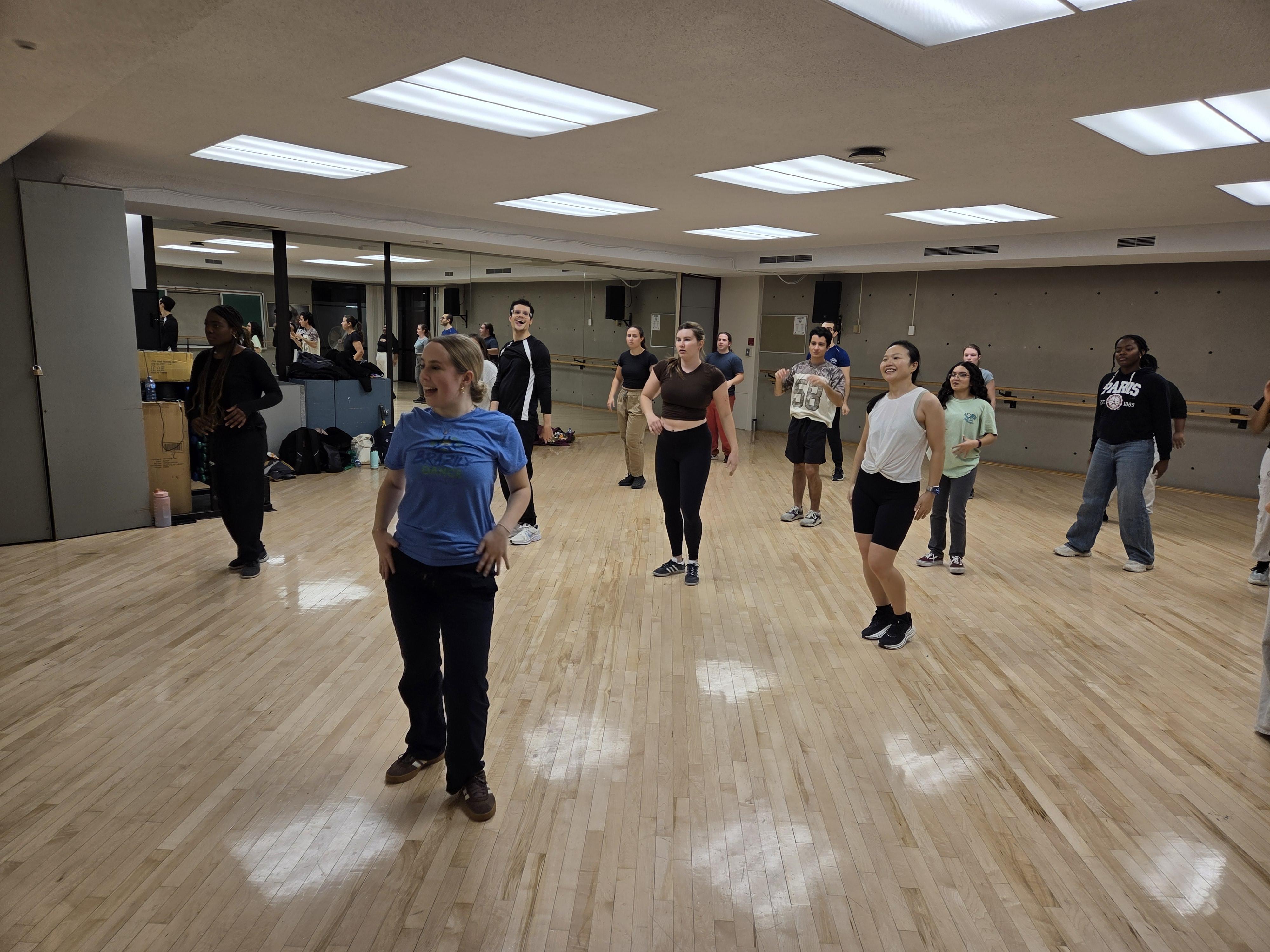 Brazilian dance fitness class - Ottawa University students - University of Ottawa