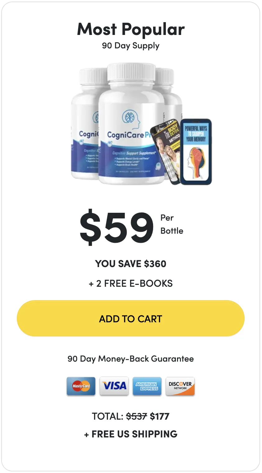 cognaro mind buy now 3 bottles