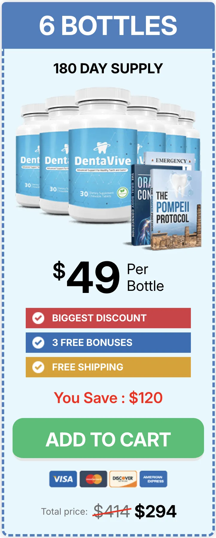 dentanol buy now 6 bottles