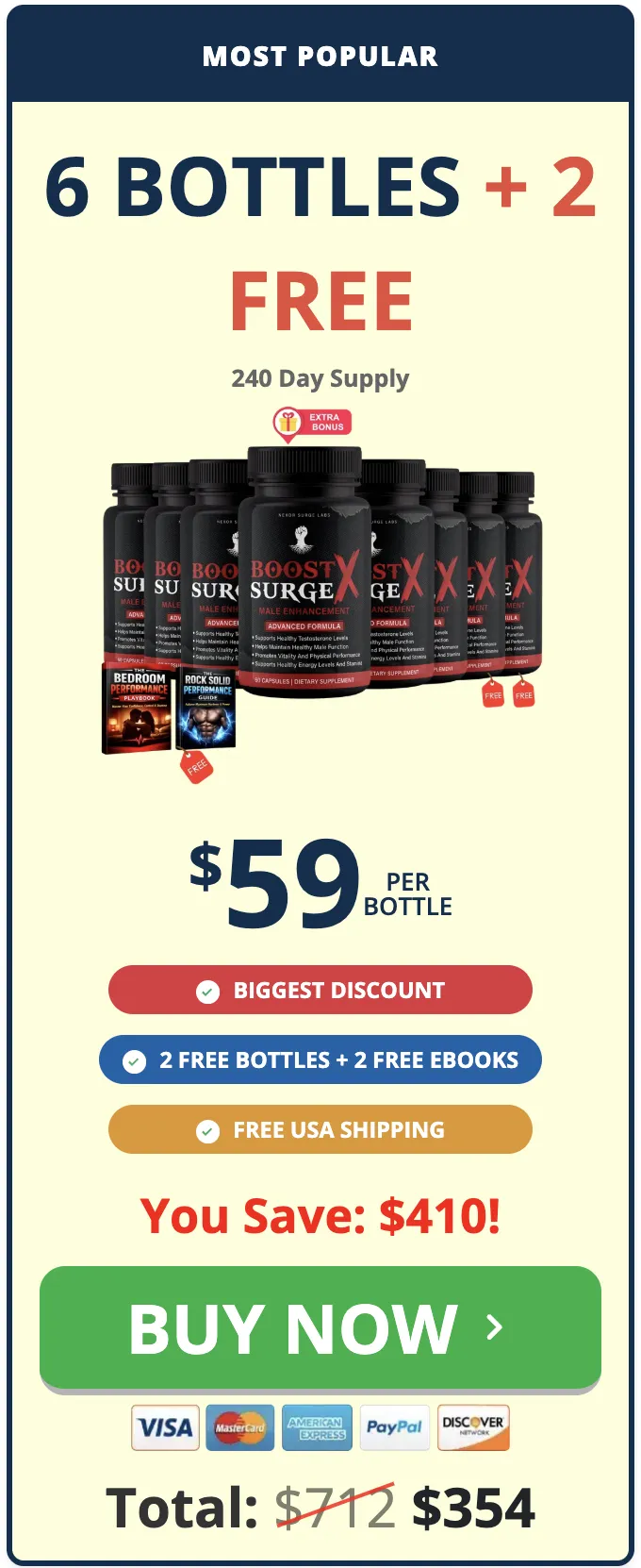 boost surge x buy now 6 bottles