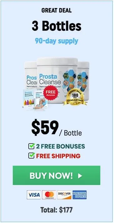 ProstaCleanse Order 1 Bottle