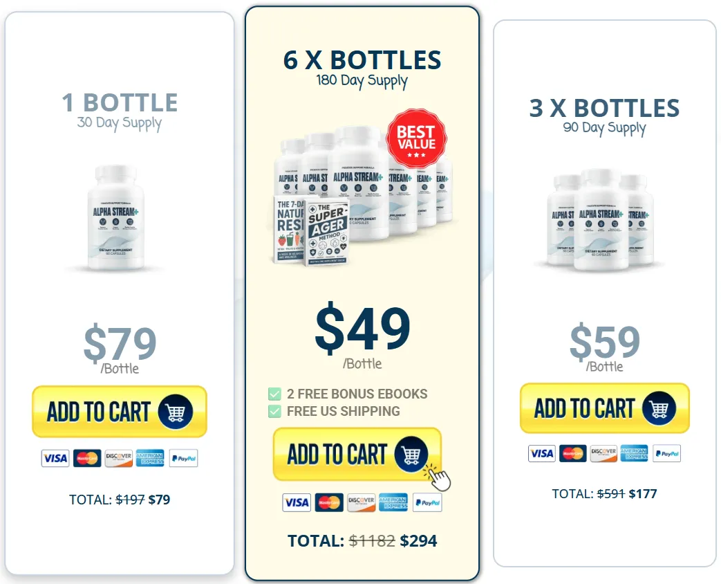Alpha Stream Plus Order 1 Bottle