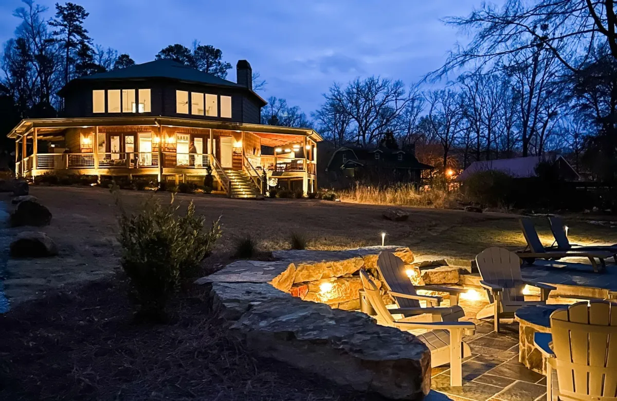 Eagles Nest on Lay Lake - Octagon Shaped Vacation Rental Lake Home in Shelby, Alabama